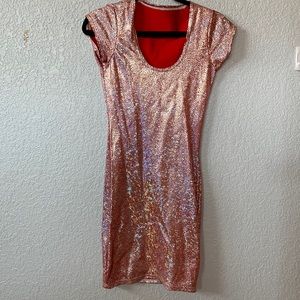 Foil dress
